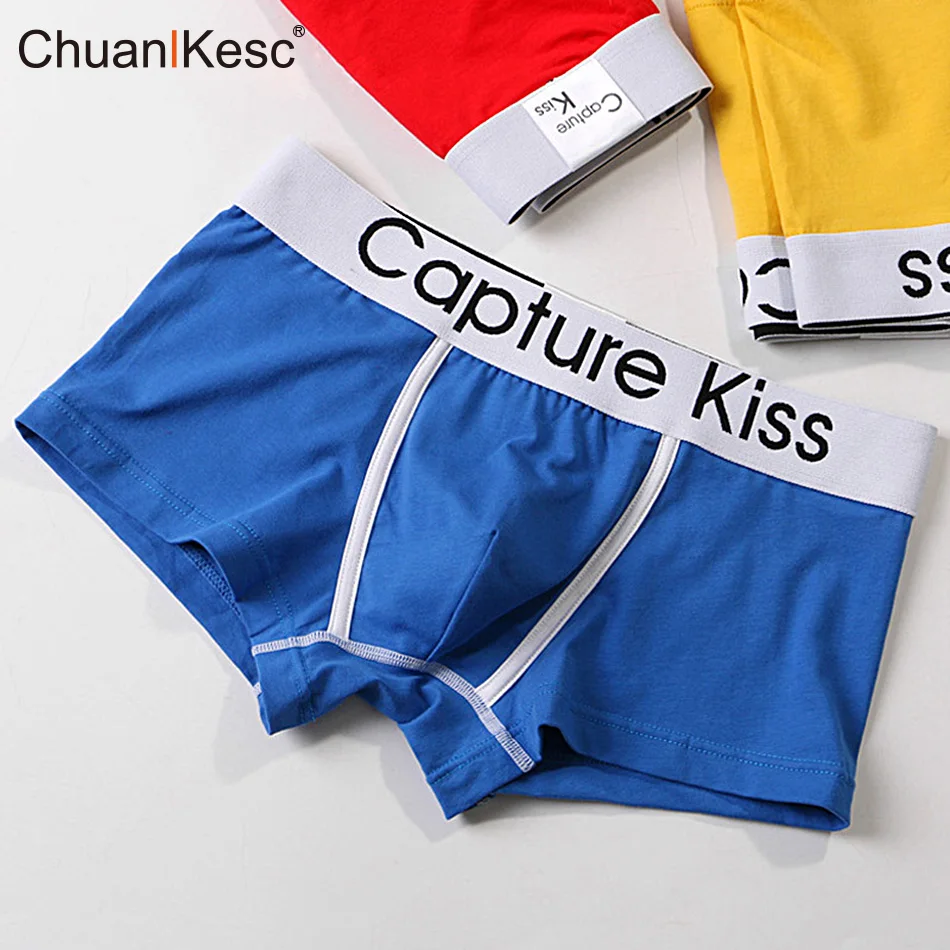 

Men's Cotton Boxer Pants Large Size Korean Fashion Youth Underwear Big U-Bag Sexy Comfortable Breathable Sports Shorts Hot 2020