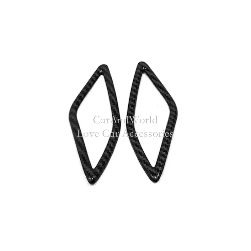 Углеродное волокно двери автомобиля столб громкий динамик Рог динамик музыка звуковое кольцо Накладка для Volvo XC40 аксессуары