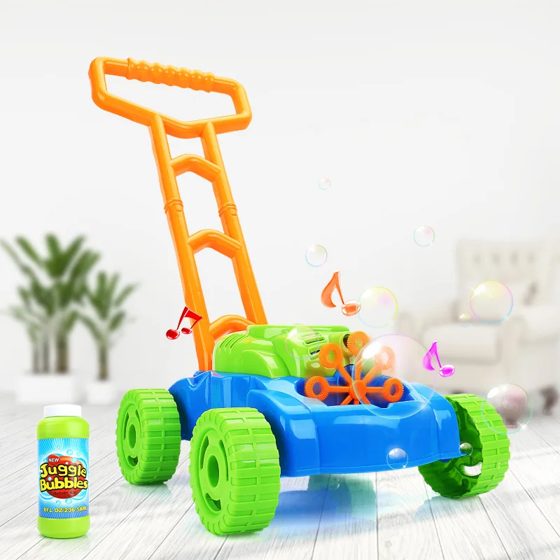 

Children Hand Push Outdoor Bulb-producing Car Fully Automatic Blowing Bubbles Tank Bubble Machine Kindergarten Toy