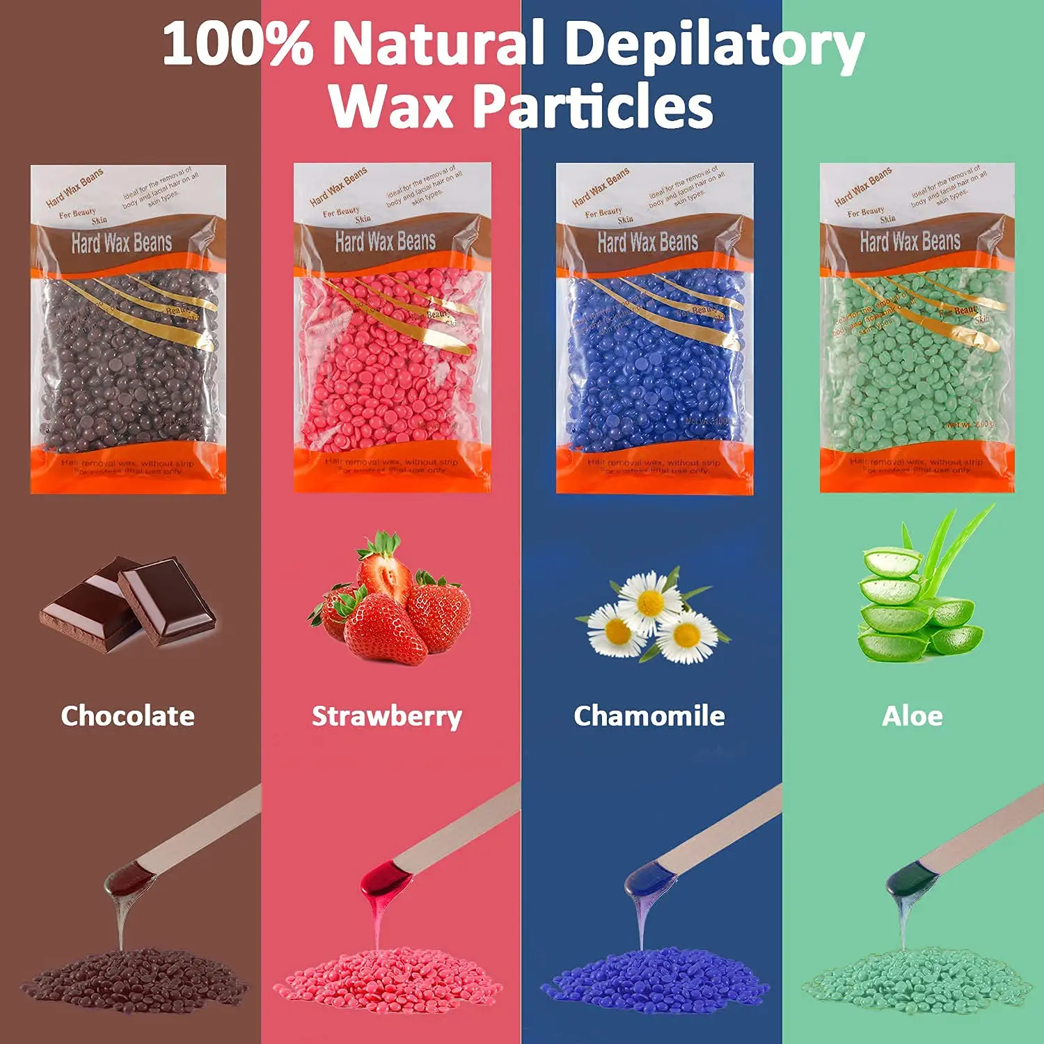Wax Beans Depilatory Remove Hair No Strip Hot Film Wax Pellet Bikini Face Legs Arm Hair Removal Bean Unisex Remover