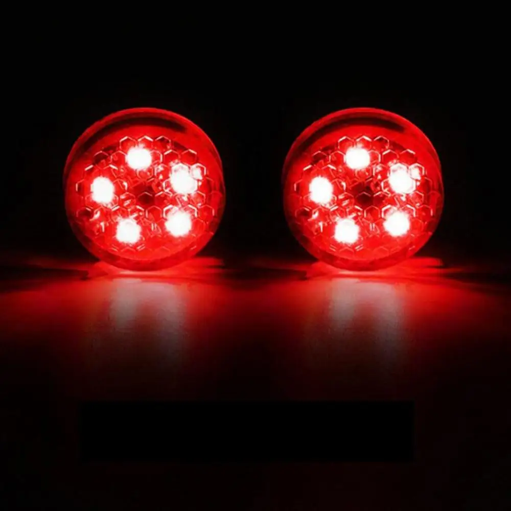 5 lights Автомобильный Дверной светильник против столкновений s светодиодный декоративный светильник с отверстием-модифицированный беспроводной антикоррозионный светильник с датчиком заднего хода - Цвет: 5 lights