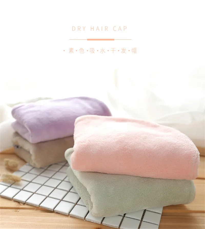 Hair Towel Wrap Turban Microfiber Fast Drying Shower Towel, Anti Frizz Magic Dryer, Dry Hair Hat, Wrapped Bath Cap(R249 - Цвет: Зеленый