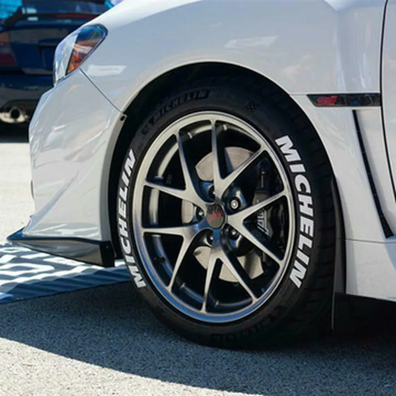 Motos, y piezas Accesorios Etiqueta Personalizada para Rueda De Peinado De Bricolaje Permanente En El Juego De Letras De Llantas Blancas likeitwell Etiquetas Engomadas para raghuinstech.com