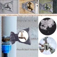 4 Pc Faucet Cover Faucet Freeze Protection For Faucet Outdoor Faucet Socks Protected Covers Against Sub Freezing Temperatures