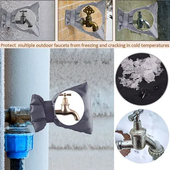 

4 Pc Faucet Cover Faucet Freeze Protection For Faucet Outdoor Faucet Socks Protected Covers Against Sub Freezing Temperatures