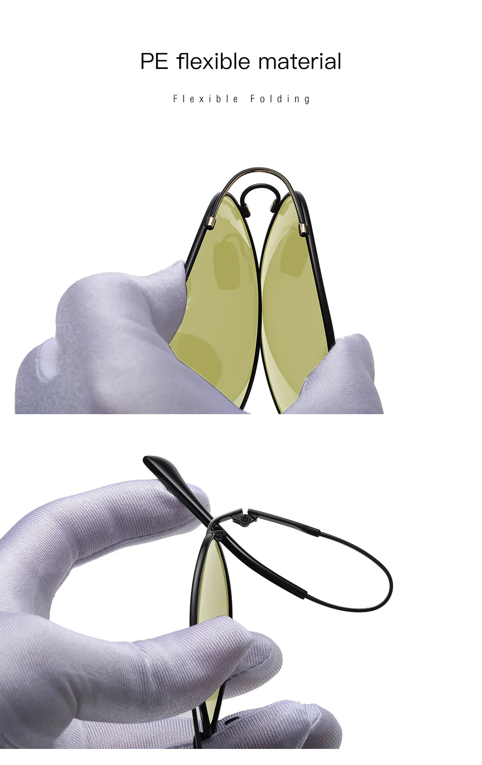 Mode Luftfahrt Ultra-licht Speicher Metall Sonnenbrille Männer Polarisierte Photochrome Brillen Tag Nacht Vision Gläser Frauen zonnebril – Detail 21