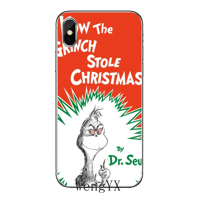 Зеленый Гринч Рождество крышка чехол для samsung Galaxy A10 A30 A40 A50 A60 A70 A6s A8 A9s J4 J6 Prime Plus