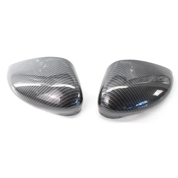 

Carbon Fiber Look Wing Door Rearview Mirror Cover Cap for Ford Fiesta MK7 2009-2015
