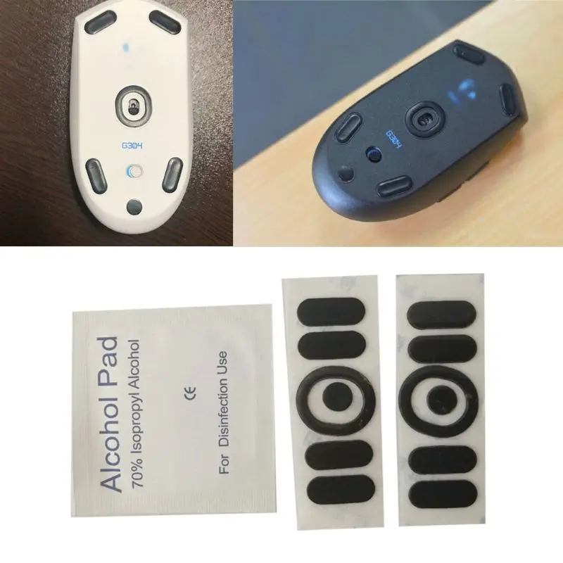 2 шт. толщина 0 6 мм замена ног мыши коньки для Logitech G304 G305|Аксессуары мышей и