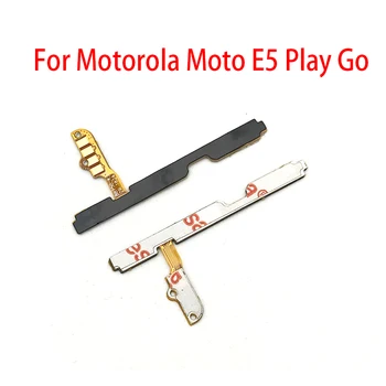 

50pcs/lot Power On Off Volume Side Button Key Flex Cable Replacement Parts For Motorola Moto E5 Play Go