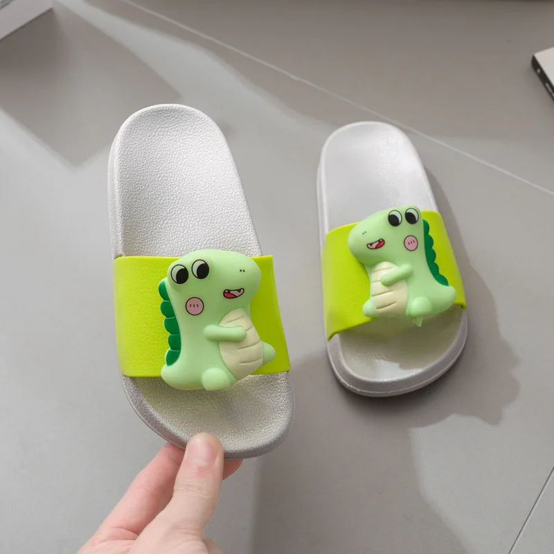 

New Cartoon Dinosaur Slippers Unicorn Baby Boy Girl Children Summer Beach Water indoor Home Shoes Children Outdoor New Sandals