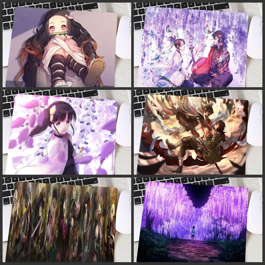 Настольный коврик XGZ Kimetsu No Yaiba с аниме игровой для мыши скоростная клавиатура