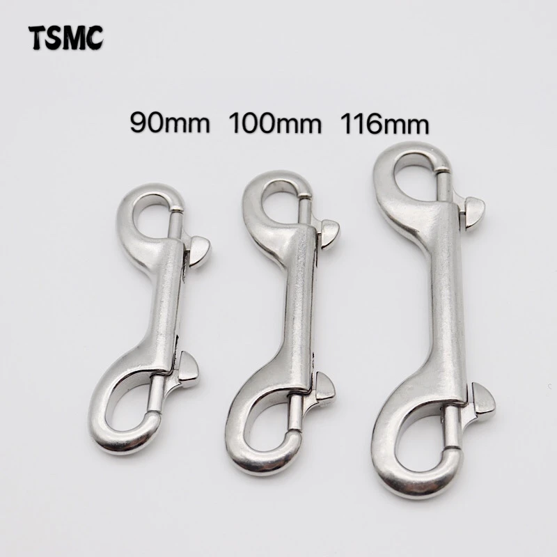 LEIPUPA 8 Pack Scuba Dive 3 Brass Clip Single Ended Snap Bolt /& Swivel Eye for Diving Pet Luggage Outdoor Sports