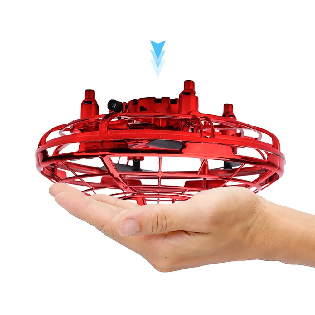 Drones For Kids Flying Toys Hand Operated Self Flying Drone For Beginner With Obstacle Avoidance Auto Hover Flying Ball
