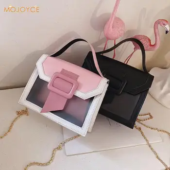 

Ladies Elegant Hit Color Shoulder Handbag Women PU Leather Chain Small Purse Messenger Bag Solid Flap Crossbody Bags