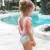 Малыш Baby Girls Купальники Маленькие Дети Бикини Костюм Фрукты Печати Оборки Плавание Пляжная Одежда Цветок Дети Цельный Купальник