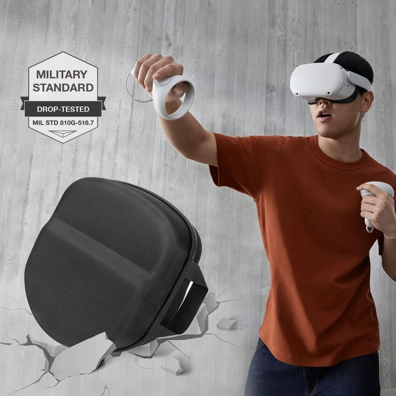 Funda protectora dura, bolsa de almacenamiento, Estuche de transporte, para-Oculus Quest 2 VR Headset 62KA