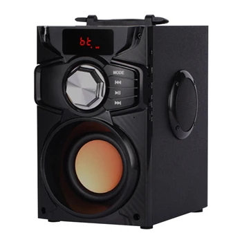 

Remote Control Desktop TF Card USB Charging Subwoofer FM Radio For Phone Tablet Bluetooth Speaker With Antenna Portable Wireless