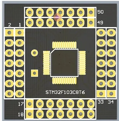 STM32F103107 407VCT6 VET6 VGT6 Минимальный Системы модуль доска