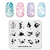 KADS Nail Templates Fashion 029 Splash-ink Painting Design Image Template Nail Stamp Templates Plate Stamping Nail Art Stencils 3