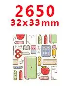 30 шт мультфильм персонаж плоское украшение из смолы PR 905 - Цвет: 2650
