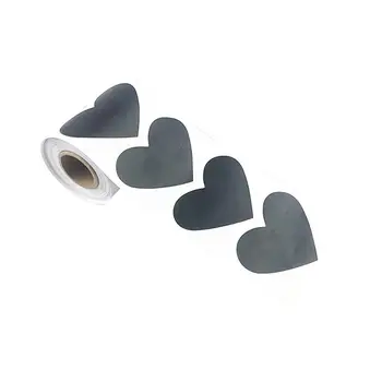 

1 Roll Adhesive Sticker Heart Pattern Practical Durable Seal Sticker Packaging Decal for Home Party DIY Craft