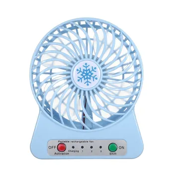 

Portable Handheld Mini Fan with Flash Light USB Rechargeable Table Fan Air Cooler Adjustable 3 Speeds for Home and Travel