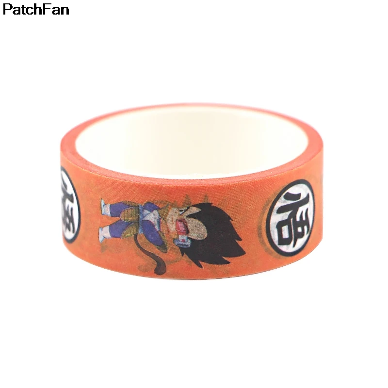 Patchfan DRAGON BALL Винтаж аниме Книга Забавные DIY Скрапбукинг дети клей васи маскирующая Лента Печатный узор наклейки A2668