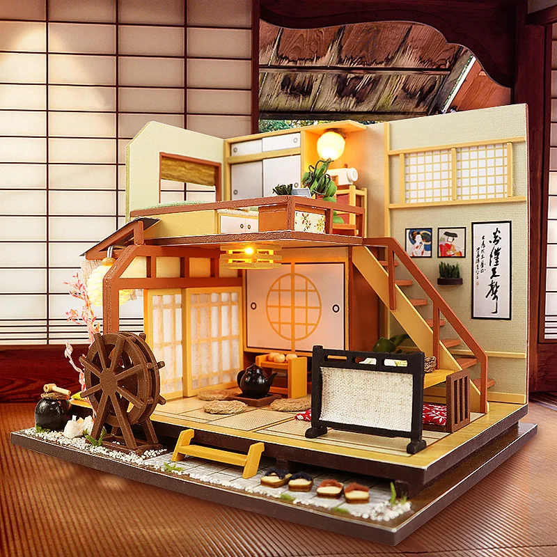 

[] M034 Forest Holiday with Cover Hoomeda-diy DIY Hut Japanese Style Mini Small House Handmade