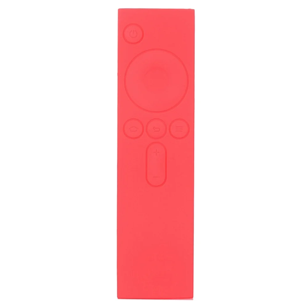 Мягкий силиконовый чехол Besegad для Xiaomi mi tv 2 mi Box standard mi ni Enhanced Edition пульт дистанционного управления - Цвет: Red