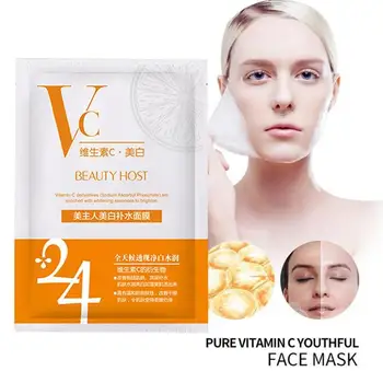 

1pcs VC Oil-control Silk Mask Whitening Mask Hydrating Mask Moisturizing Skin Care Face Mask