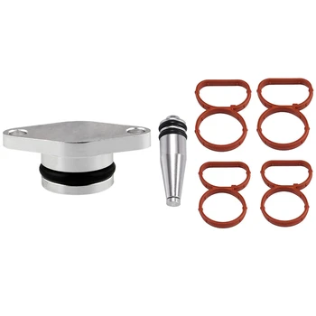 

1Pcs 22mm Aluminum and Silicone Swirl Flap Blanks Repair for Bmw & 1set Intake Swirl Flap Delete Blank Plug Bung