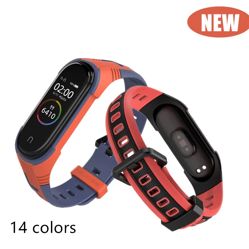 

2020New Style Mi Band 4 3 Strap For Xiaomi mi band 4 Bracelet for xiaomi miband 3 X Smart Watch-Band Bracelet Sport Silicone