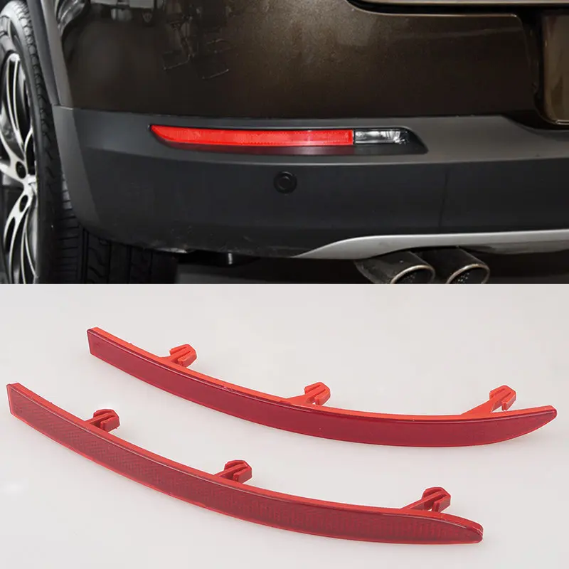 

For tiguan 2010-2016 Rear bumper reflective strip Rear bumper reflector Capping plate Bumper trim cover