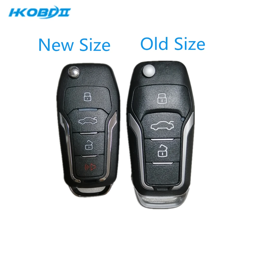 HKOBDII KEYDIY размер KD B12-3+ 1 B12-4 4 кнопки серии B универсальный пульт дистанционного управления для KD900/KD-X2/URG200/KD мини B серии