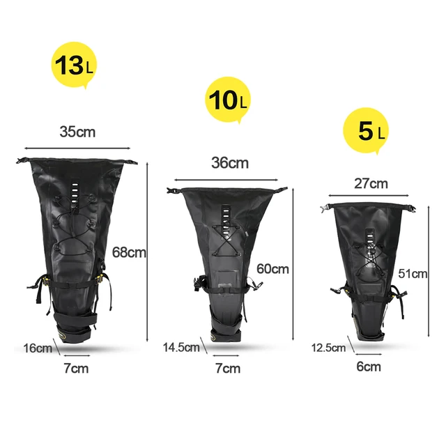 Rhinowalk 5L-13L Waterproof Bike Pannier Bag 3
