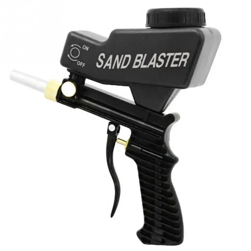 

Mini Portable Handheld Gravity Sandblasting Gun Anti rust Protection Spray Tool Adjustable Sandblaster Flow Spray Polishing tool