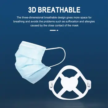 

3D Masks Reusable Dustproof Face Mask Bracket Face Shields Adults Prevent Mirror Fogging Breathe More Smoothly Face Skin Care