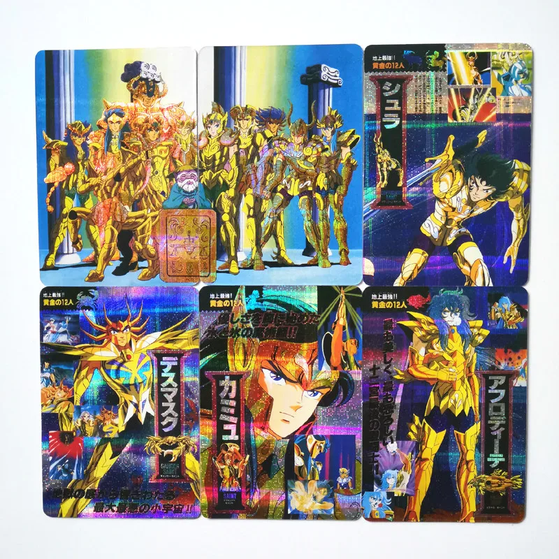 

14pcs/set Saint Seiya Golden Zodiac Toys Hobbies Hobby Collectibles Game Collection Anime Cards Free Shipping Anime Cards