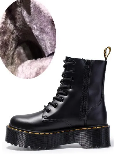 

Increase Down Boots Zipper England Woman Short Boots Training Boots
