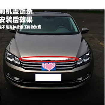 

ABS Chrome Front Grille Around Trim Racing Grills Trim For 2011-2015 Volkswagen Passat B7 Car Styling