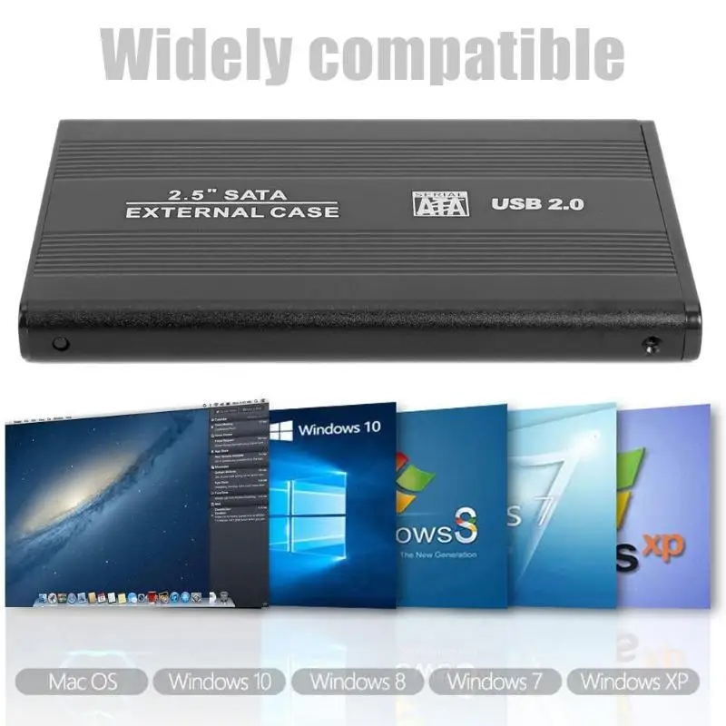 Чехол для внешнего жесткого диска 2 5 дюйма USB 0 SATA 480 Мбит/с|Корпус диска| |