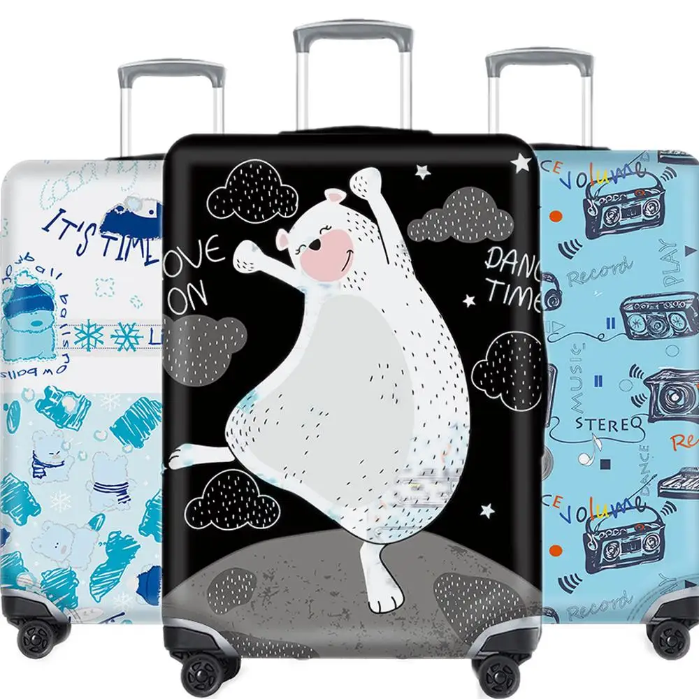 

Travel Accessories Luggage Case Protective Cover Creative Animal Waterproof Elastic Suitcase Dust Cover Apply 18-32Inch XL