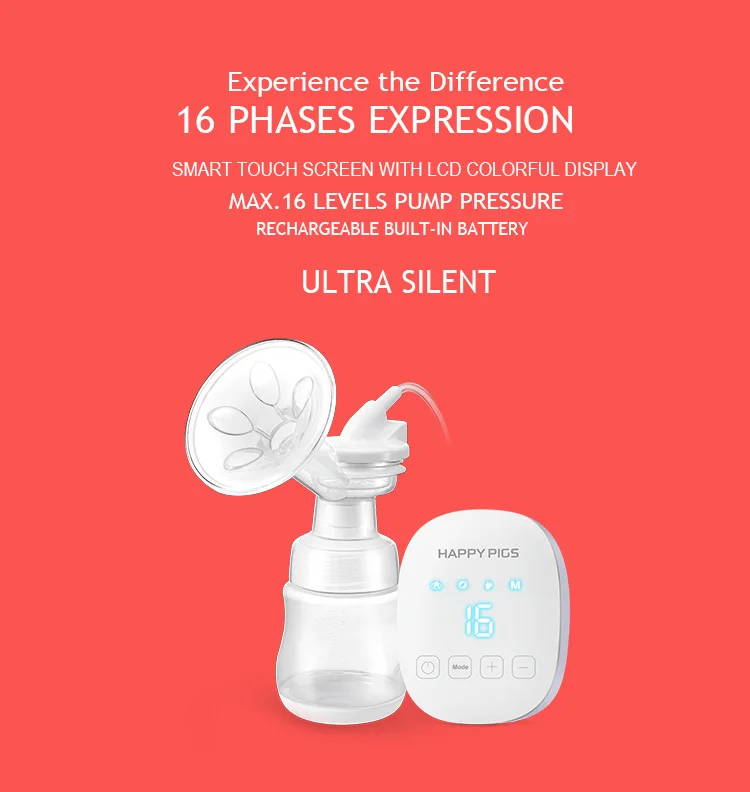 Strength OEM Electric Breast Pump Illicit Model Own Mould Research And Development One-piece