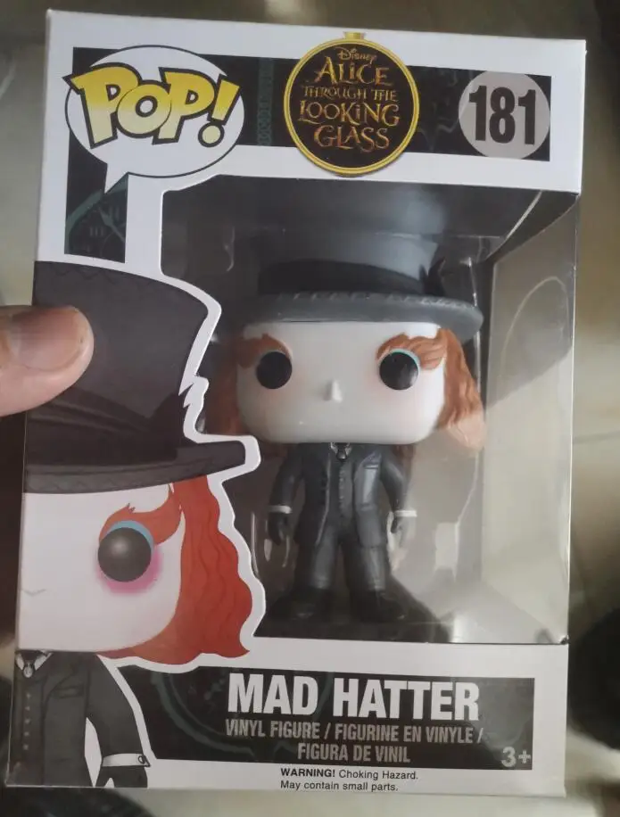 FUNKO POP Алиса в стране чудес Chessur Cat Mad Hatter виниловые фигурки Коллекция Модель игрушки куклы