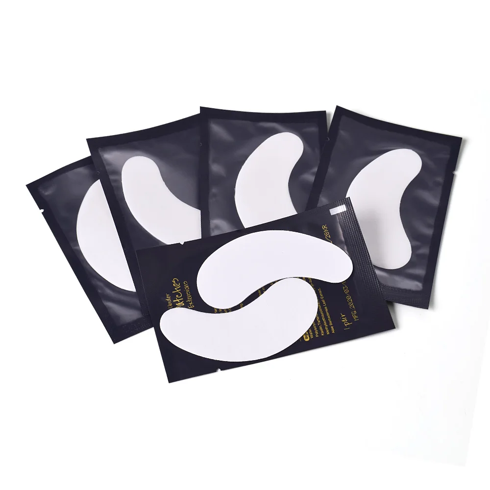 Патчи гелевые под глаза для наращивания ресниц стикеры бумажные 50 пар|Наборы инструментов макияжа| |