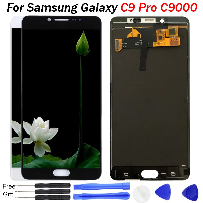 Высококачественный дисплей для SAMSUNG GALAXY C9 Pro LCD C9000 с сенсорным экраном дигитайзер