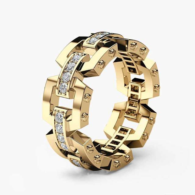 Punk Hiphop Series Mens Ring Band Cothic Geometry Men Ring Stone Trendy Gifts Gadget Ring For Gentleman