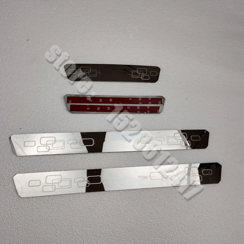 Car Accessories Citroen C3 C5 Aircross C4 Picasso Door Sill Scuff Plate Protector Stainless Steel Kick Pedal Styling Sticker car door moulding trim