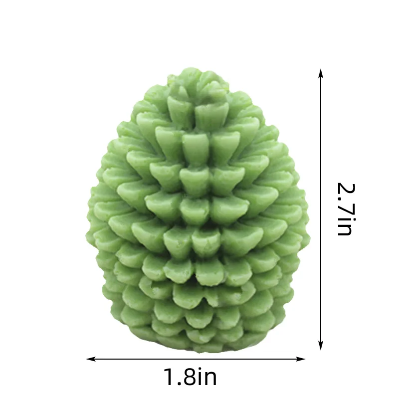 3D Pine Cone Candle Silicone Mold DIY Crafts Chocolate Candy Pastry Baking Molds Christmas Fondant Cake Decorating Tools